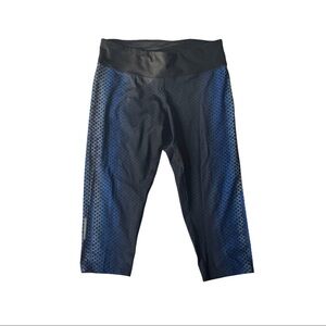 Champion Black and Blue Capri Leggings
